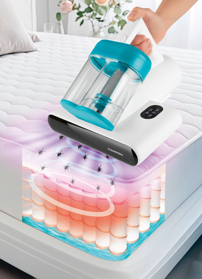 Milbensauger &ndash; vernichtet 99,9% aller Milben, Bakterien und Keime 