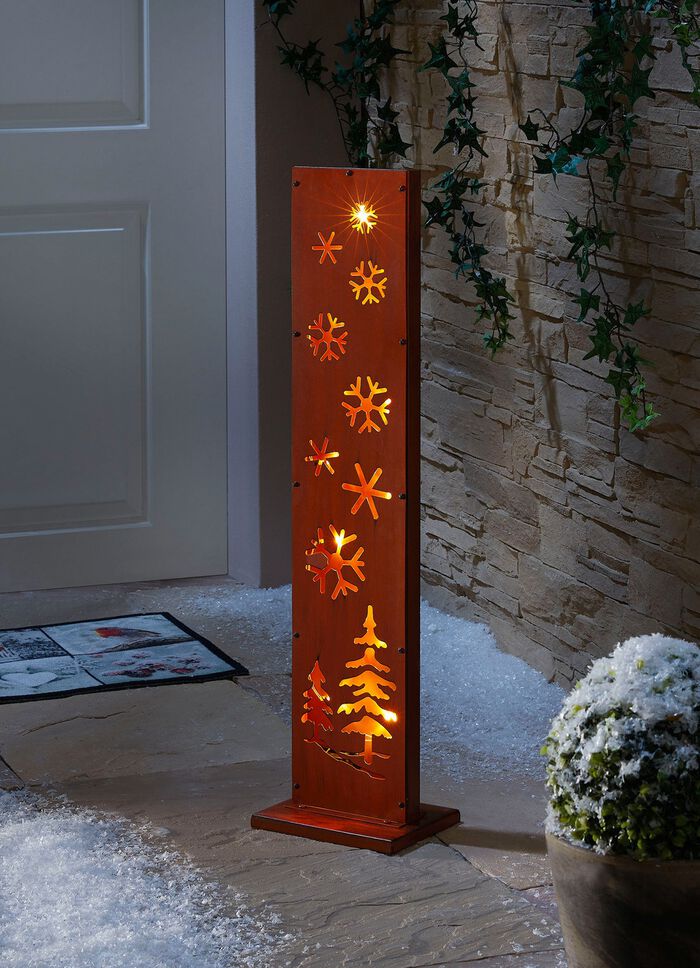LED-Stele aus Metall 