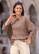 Pullover mit nachhaltig recycelter Baumwolle 