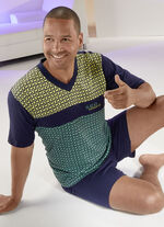 Shorty mit V-Ausschnitt 