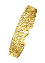 Doppel-Panzerketten-Armband 