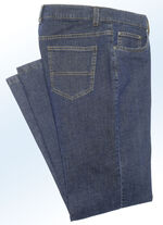 Thermojeans mit Seitentaschen  JEANSBLAU
