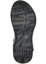 Trekking Sandale aus Textilmaterial T&Uuml;RKIS-SCHWARZ