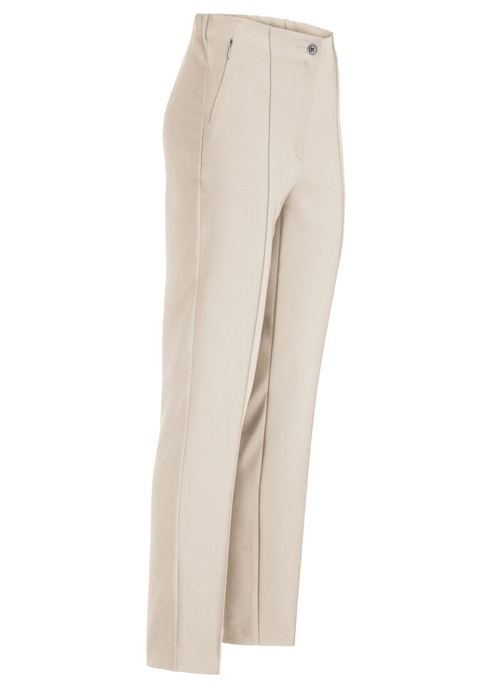 Hose mit angeschnittenem Bund BEIGE