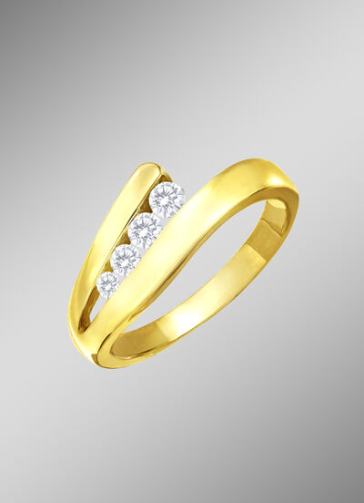 Damenring mit Brillanten 