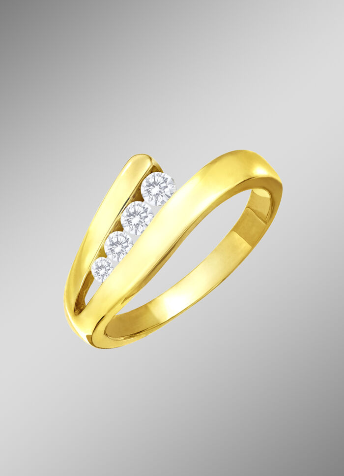 Damenring mit Brillanten 