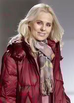 Schal mit Fantasiedessin 