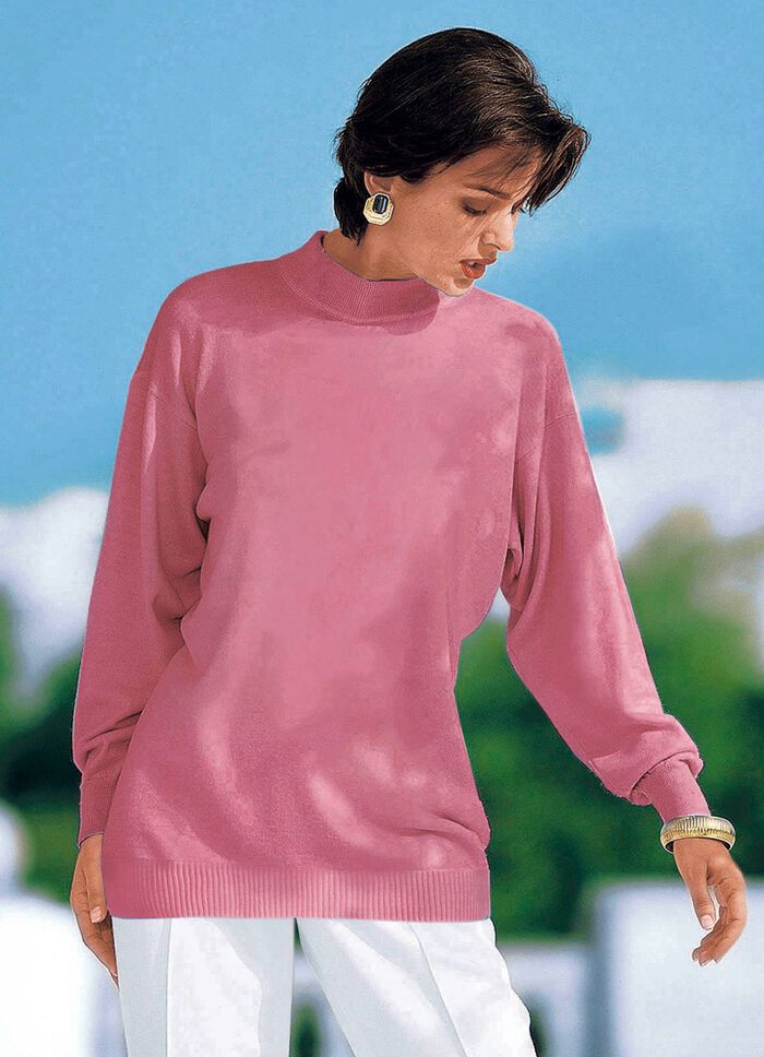 Pullover in Feinstrick mit Schurwolle ROSENHOLZ