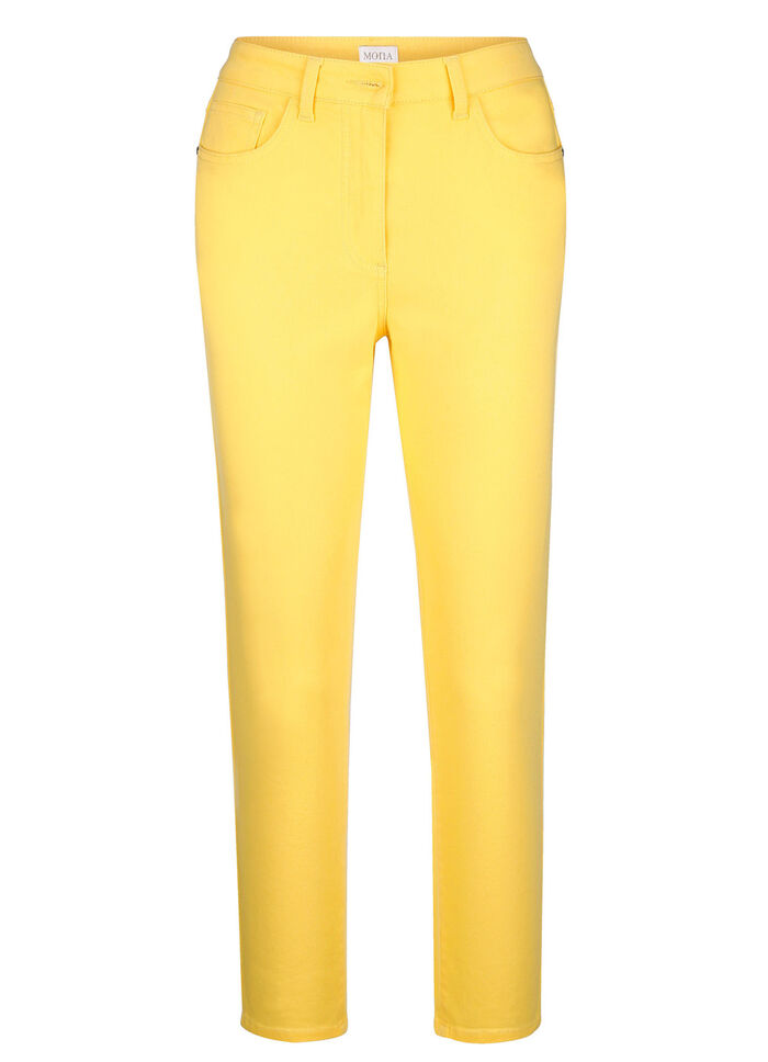 Hose in 5-Pocket-Form GELB