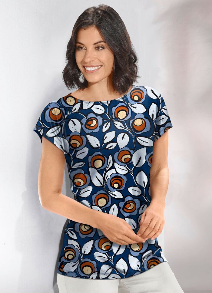 Pulli aus feinem Romanit-Jersey 