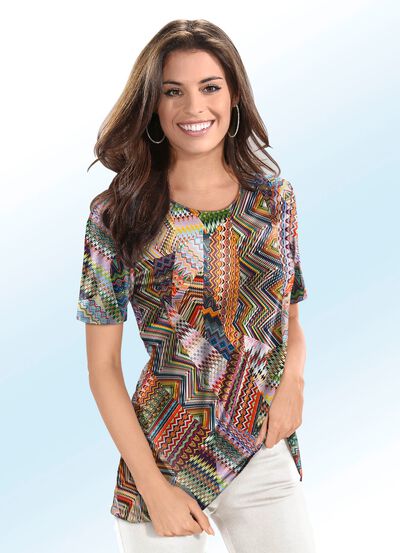 Ausdrucksvolles Shirt in Patch-Optik 