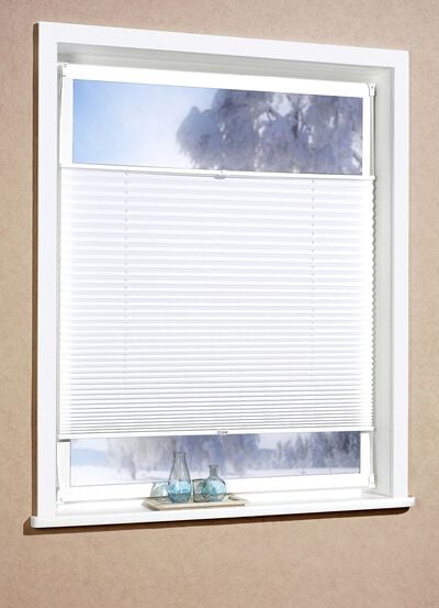 Plissee-Rollos für Montage am Fensterrahmen ohne Bohren 