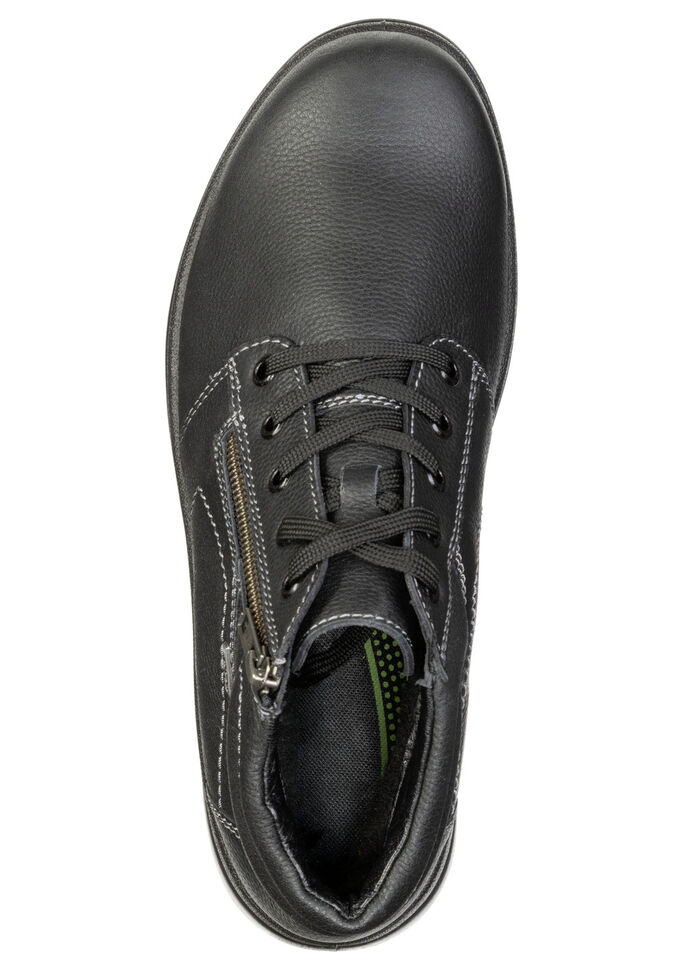 GINO GALANTE, gefütterte Herren-Boots, Winterschuhe, Weite H, mit Reißverschluss SCHWARZ