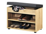 Schuhbank mit Sitzkissen EICHE SONOMA