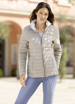 Funktions-Wendejacke mit Blütendessin 