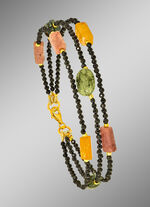 3-reihiges Armband mit echt Aventurin 