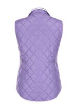 Steppweste mit Kontrastpaspelierung LILA