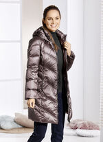 Kurzmantel mit fester Kapuze 