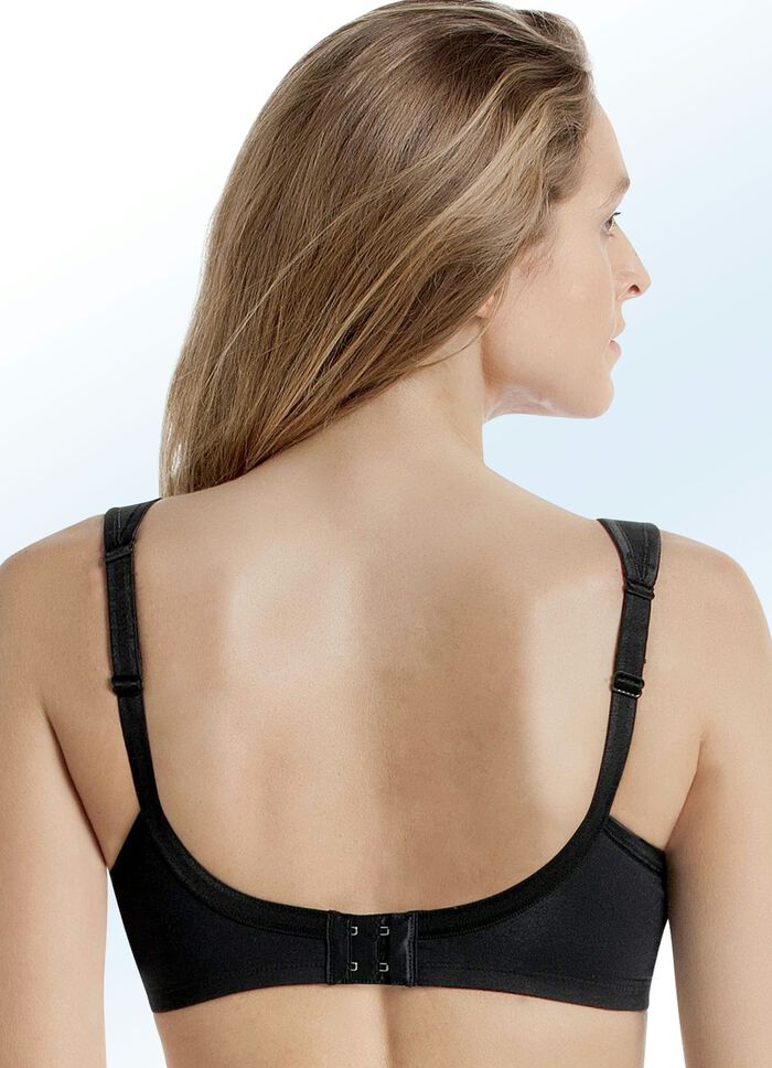 Anita Entlastungs-BH mit Baumwoll-Pikee SCHWARZ