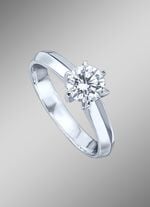 Luxuri&ouml;ser Damenring mit lupenreinem Brillant 