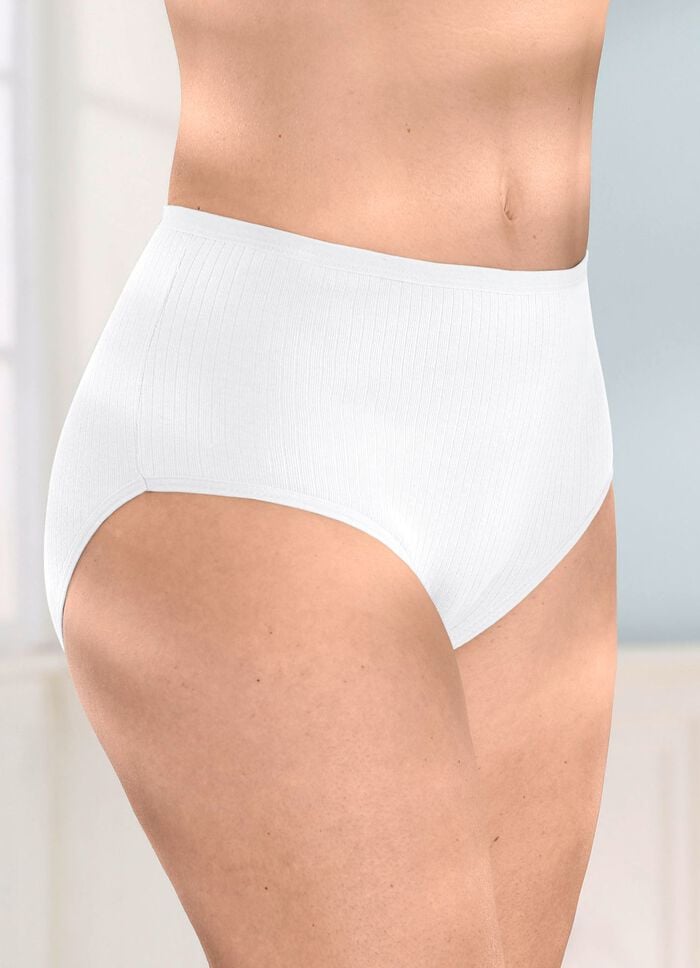 Viererpack Slips mit Rippenstruktur 
