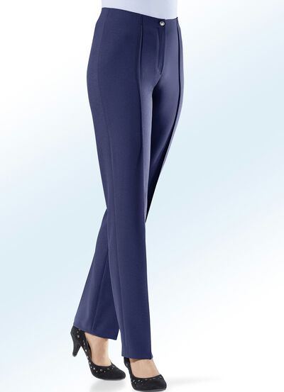 Hose mit angeschnittenem Bund 