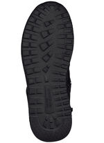 Waldläufer, bequeme Damen-Stiefeletten, Weite H, mit herausnehmbarem Fußbett SCHWARZ-ROT