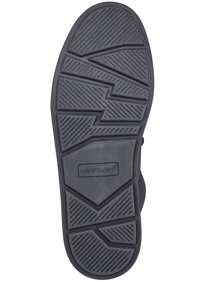 Waldl&auml;ufer Schn&uuml;rschuh mit herausnehmbarem Lederfu&szlig;bett MARINE-BRAUN