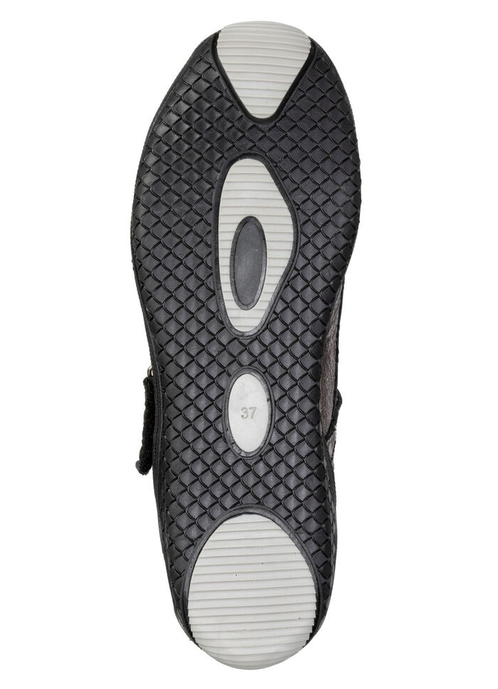 Gemini, klassische Damen-Slipper, Weite G, mit herausnehmbarem Fußbett ANTIKBRONZE