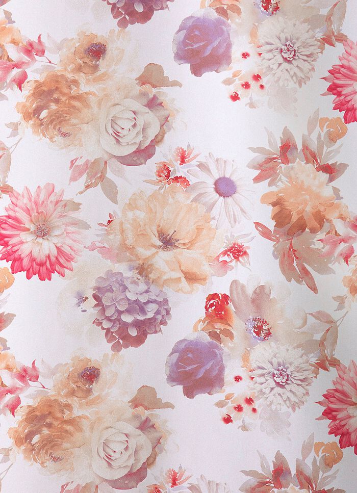 Floral gestaltete Übergardine 