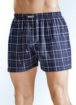 Viererpack Boxershorts mit Eingriff, kariert 