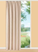 &Uuml;bergardine mit Universalschienenband CREME