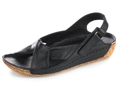 Gemini, bequeme Damen-Sandalen, Weite G, mit Gummizug 
