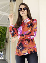 Tunika mit Inkjet-Druck 