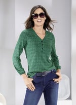 Sportives Shirt mit Biesenzier 