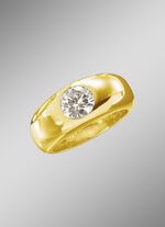 Massiver Damenring in schwerer Ausführung 