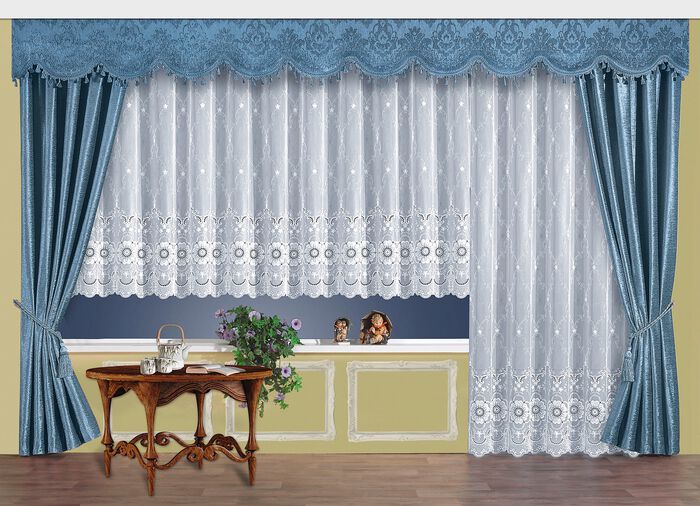 Schabracke mit Bommelborte 