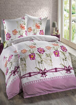 Renforcé-Bettwäsche-Garnitur mit Reißverschluss 