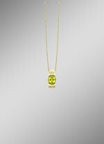 Strahlende Nat&uuml;rlichkeit &ndash; Anh&auml;nger mit Peridot und Diamanten 