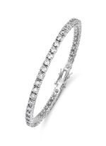 Funkelndes Armband mit synth. Zirkonia 