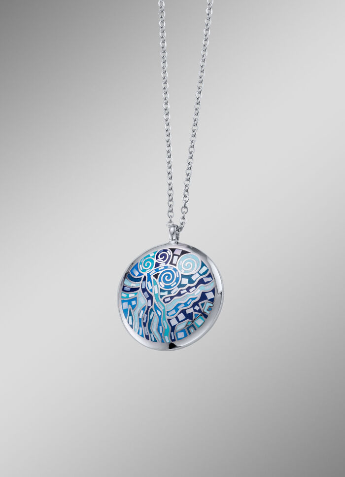 Moderner Anhänger mit Mosaikmuster  