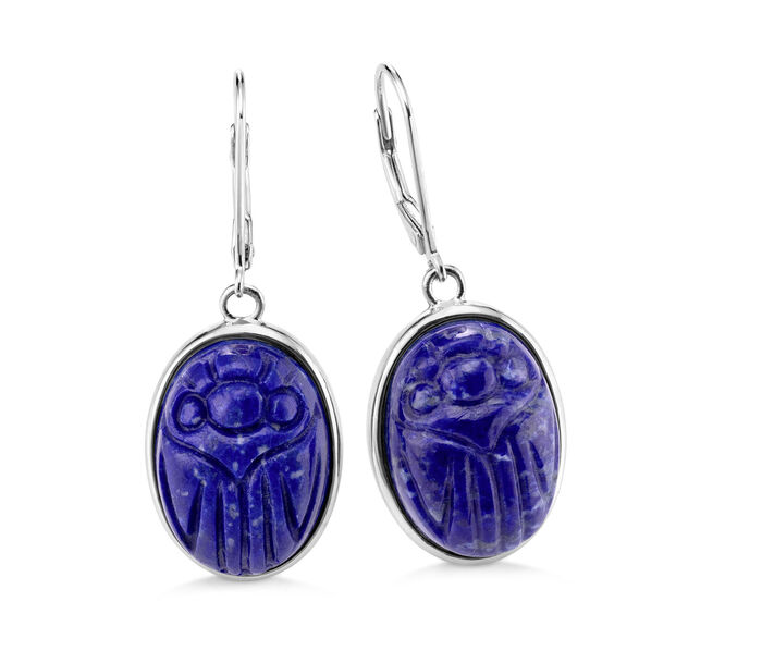 Ohrringe mit Lapislazuli 