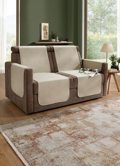  Couch- und Sesselschoner mit Anti-Rutsch-Beschichtung 