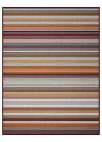 Schlafdecke mit Veloursbandeinfassung MULTICOLOR