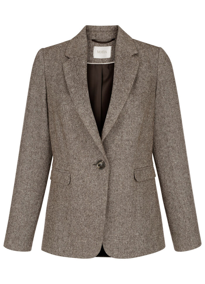 Blazer mit Pattentaschen 