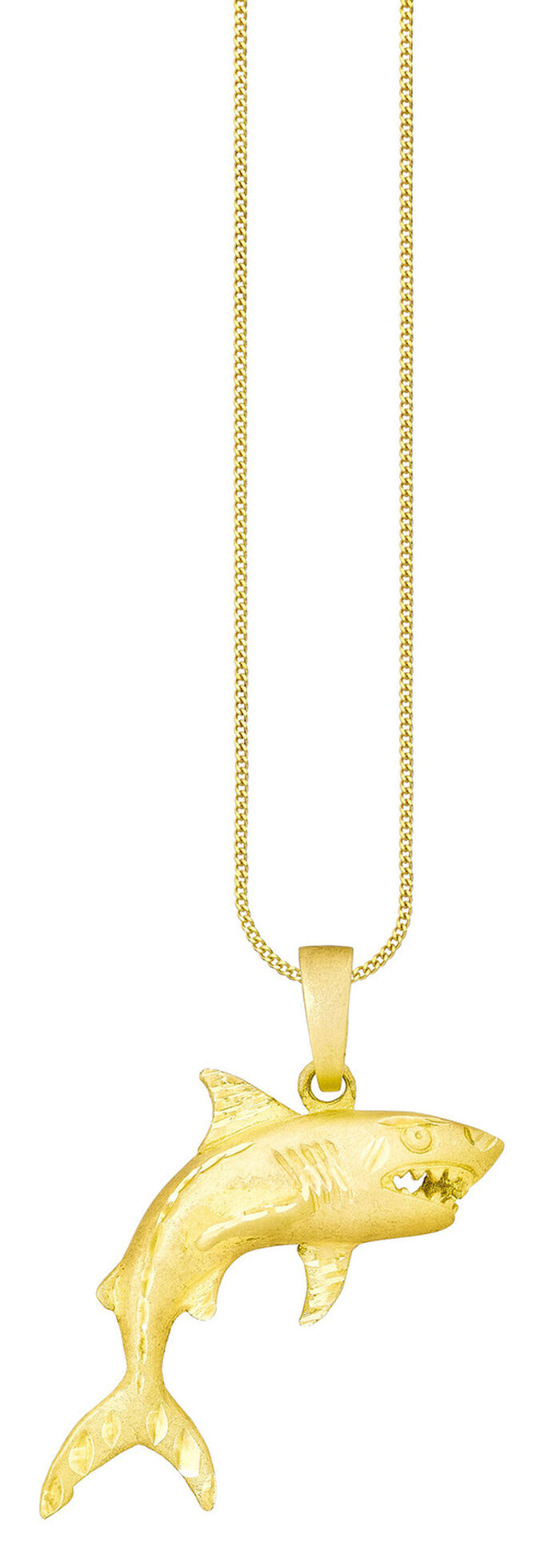 Moderner Anhänger mit Hai-Motiv 