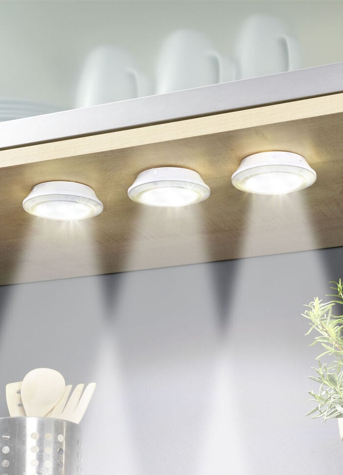 LED-Lampen-Set, 3-teilig mit Fernbedienung 