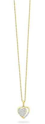 Funkelnder Herz Anh&auml;nger 