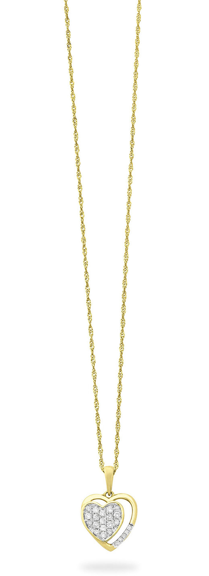 Funkelnder Herz Anh&auml;nger 