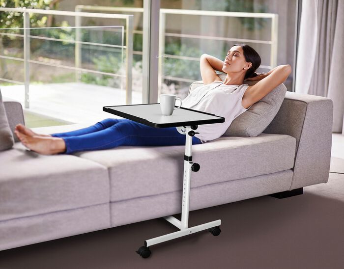 H&ouml;henverstellbarer Komfort- und Betttisch 